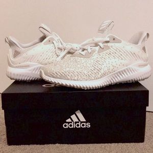 White Adidas Alphabounce